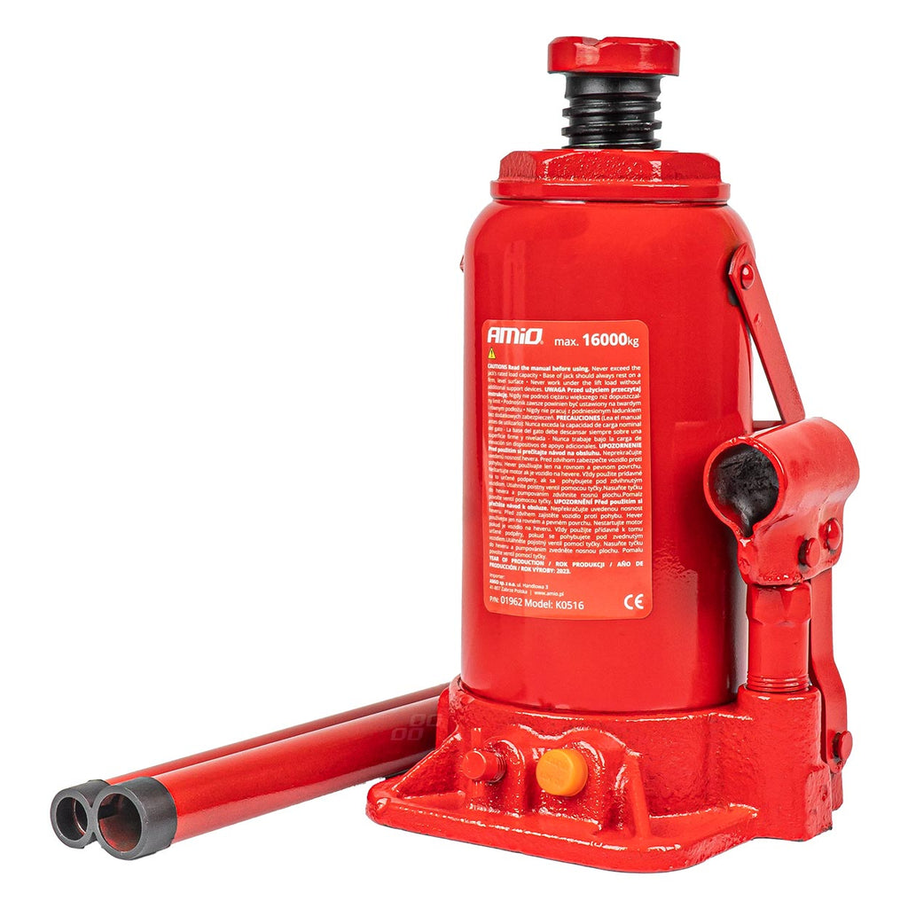 Fles Hydraulische krik 16T AMiO 01962 - AMiO 01962 - afbeelding 1
