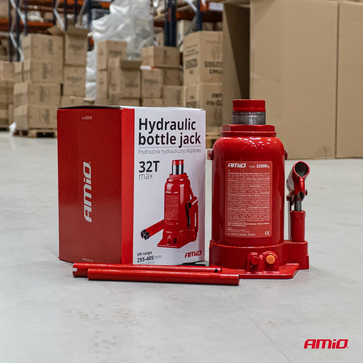 Fles Hydraulische krik 32T AMiO 02016 - AMiO 02016 - afbeelding 4