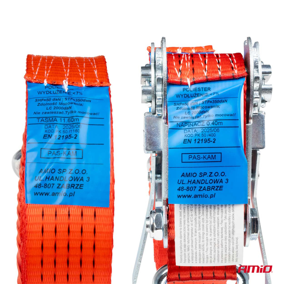 Ratel vastzetten 5000kg 50mm 12m AMiO 02022 - AMiO 02022 - afbeelding 5
