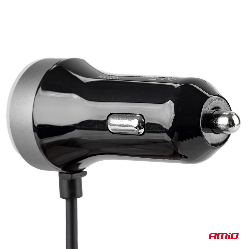 Autolader PCH PRO-01 microUSB+2xUSB 2.4A 12/24V AMiO 02056 - AMiO 02056 - afbeelding 6