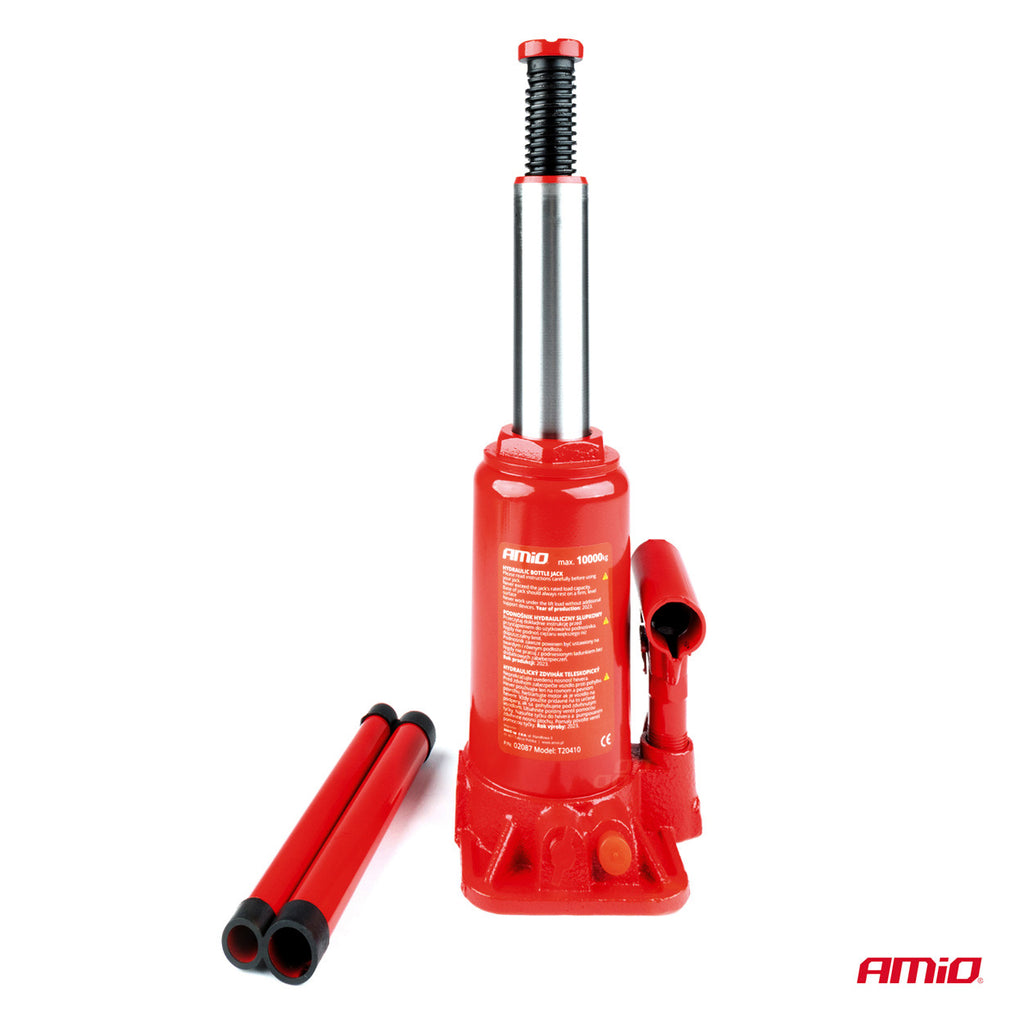 Fles hydraulische krik 10T AMiO 02087 - AMiO 02087 - afbeelding 2
