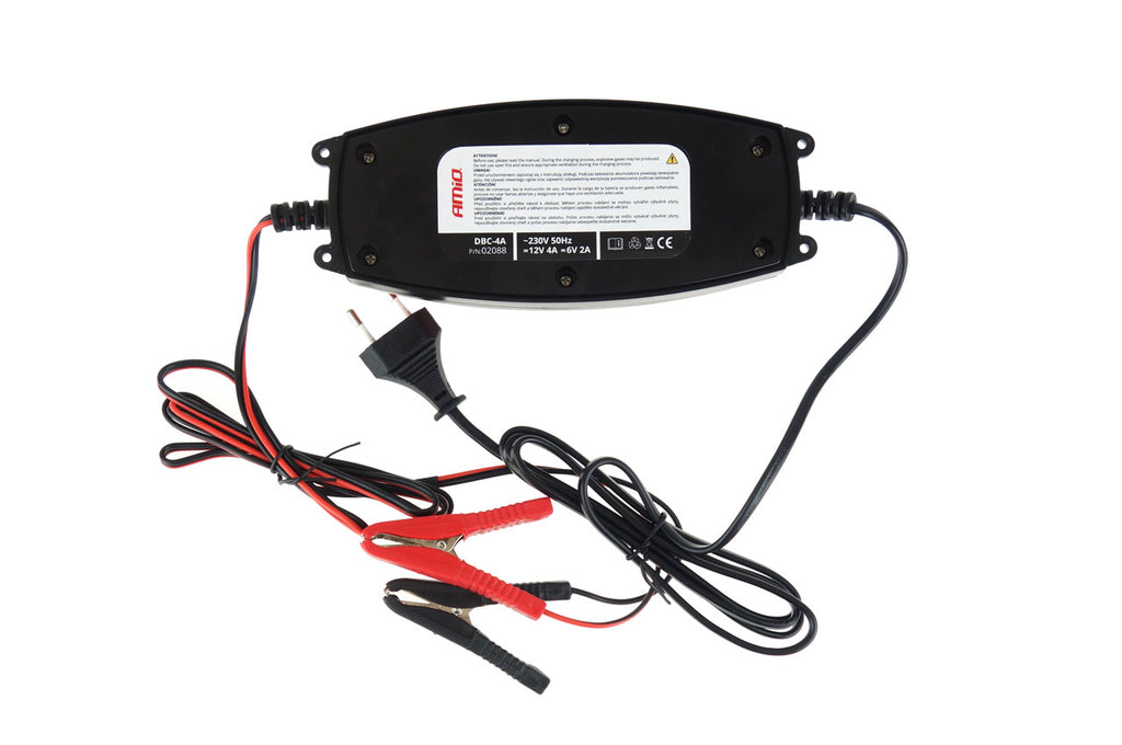 AMiO Batterij digitale lader 6V/12V - 2A/4A - DVL DBC-4A 02088 - AMiO 02088 - afbeelding 3