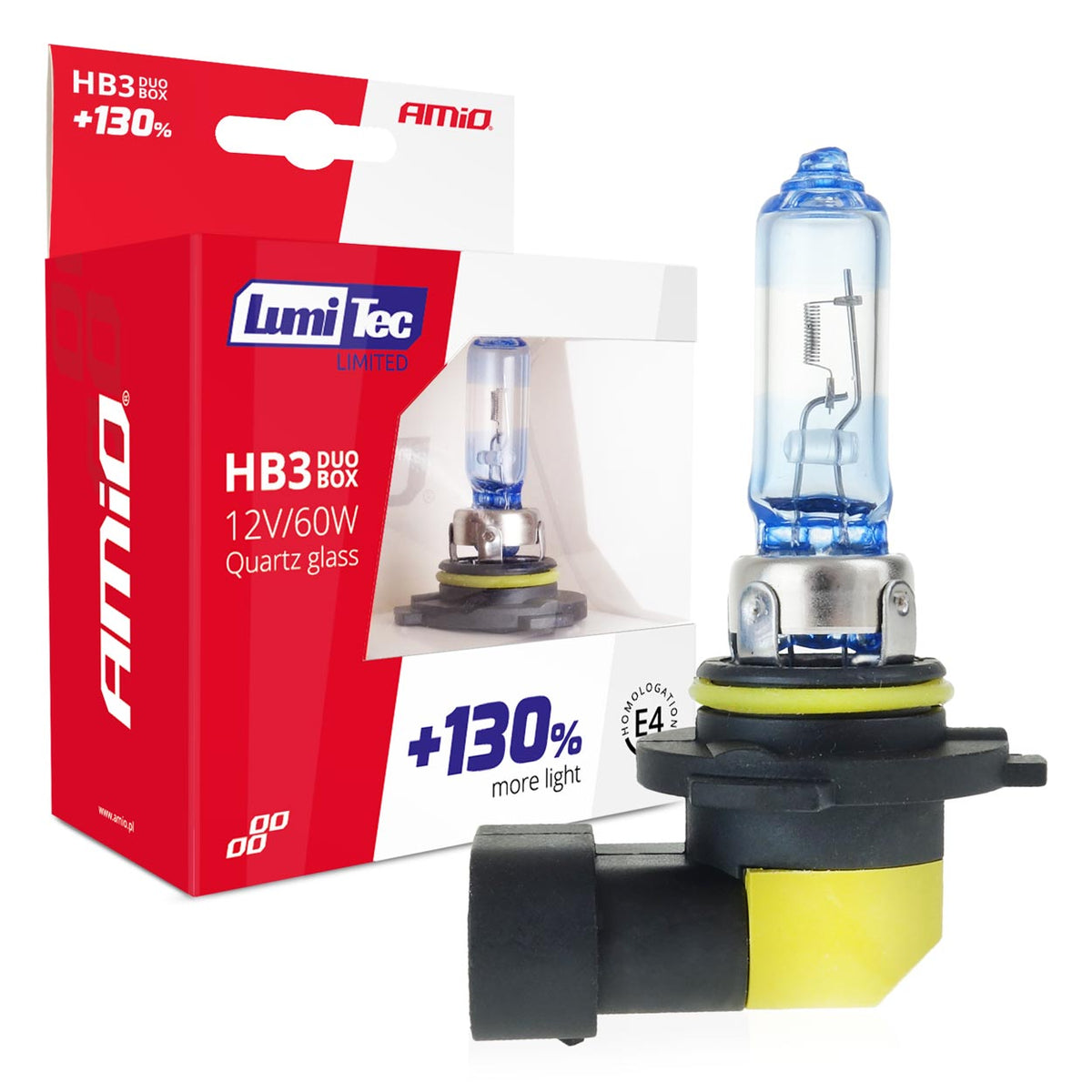 Halogeenlampen HB3 12V 60W LumiTec LIMITED +130% DUO AMiO 02103 - AMiO 02103 - afbeelding 7