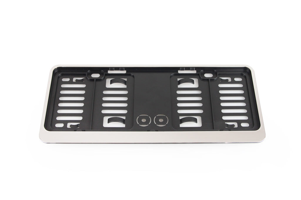 Kentekenplaat Frame klein - ZWART CHROOM AMiO 02109 - AMiO 02109 - afbeelding 3