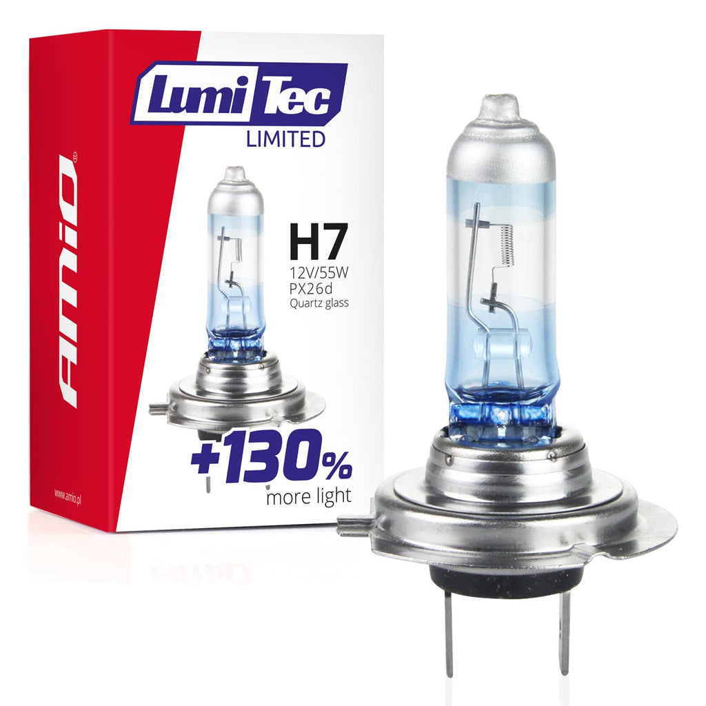 Halogeenlamp H7 12V 55W LumiTec LIMITED +130% AMiO 02133 - AMiO 02133 - afbeelding 3