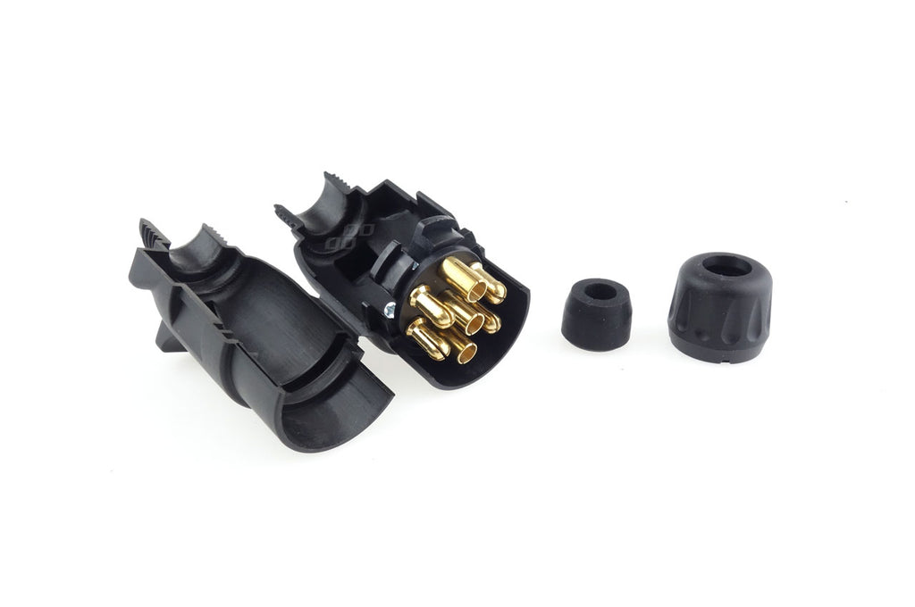 Aanhanger plug 7 polig met moer AMiO 02144 - AMiO 02144 - afbeelding 3
