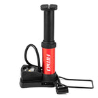 Hogedruk Mini voetpomp met manometer PU03 AMiO 02147 - AMiO 02147 - afbeelding 1