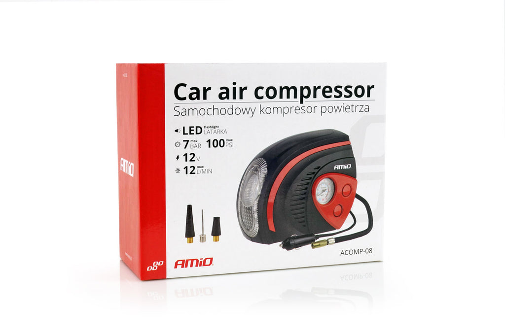 Auto Luchtcompressor 12V LED ACOMP-08 AMiO 02182 - AMiO 02182 - afbeelding 5