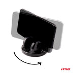 Auto Dashboard Antislip Mat Siliconen Mount Telefoonhouder 360° draaibaar HOLD-15 AMiO 02186 - AMiO 02186 - afbeelding 4