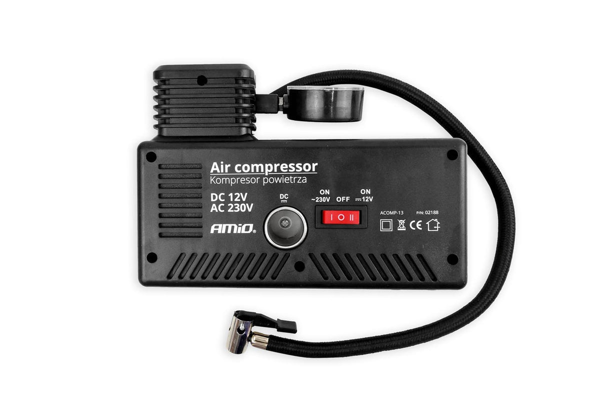 Auto Luchtcompressor 12V/230V Acomp-13 AMiO 02188 - AMiO 02188 - afbeelding 2