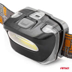 LED COB Hoofdlamp 3xAAA 150Flux IPX3 AMiO 02199 - AMiO 02199 - afbeelding 3