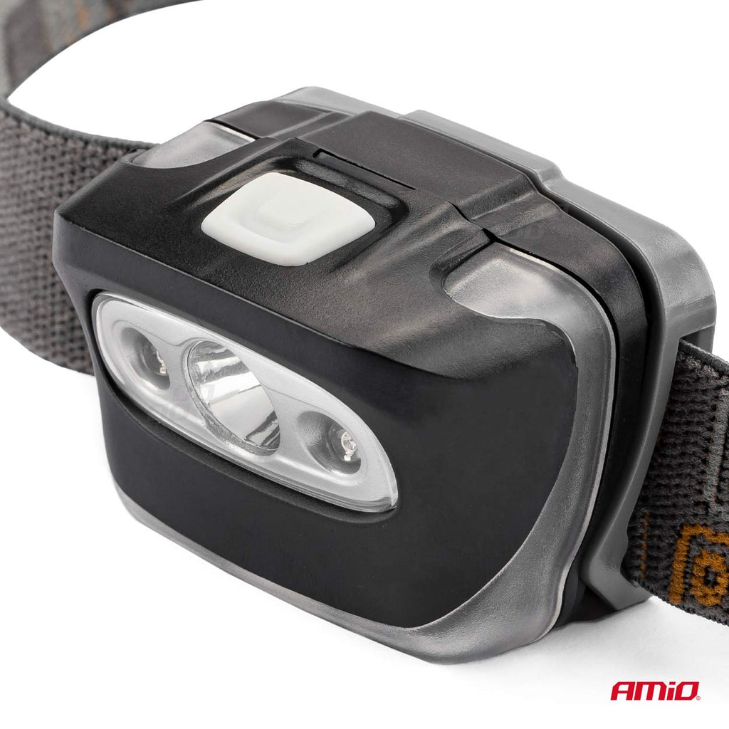 Koplamp LED 3W 1200mA oplaadbaar 180Flux IPX4 AMiO 02200 - AMiO 02200 - afbeelding 4