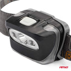 Koplamp LED 3W 1200mA oplaadbaar 180Flux IPX4 AMiO 02200 - AMiO 02200 - afbeelding 4