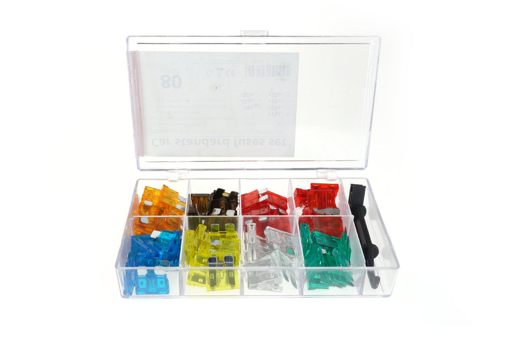 ATO steek zekering assortiment, 80 stuks met trekker AMiO 02224 - AMiO 02224 - afbeelding 2