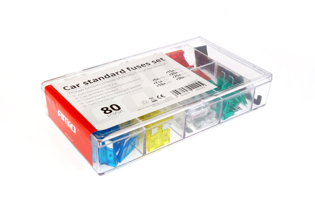 ATO steek zekering assortiment, 80 stuks met trekker AMiO 02224 - AMiO 02224 - afbeelding 3