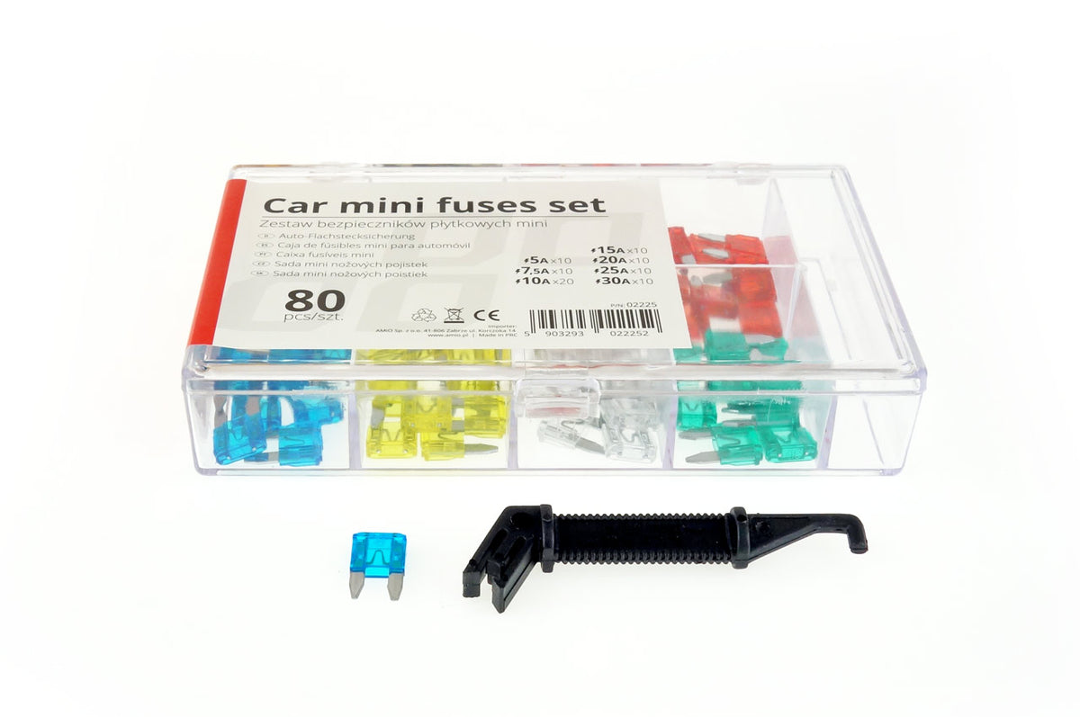Auto mes zekeringen mini assortiment 80 stuks MIX AMiO 02225 - AMiO 02225 - afbeelding 3