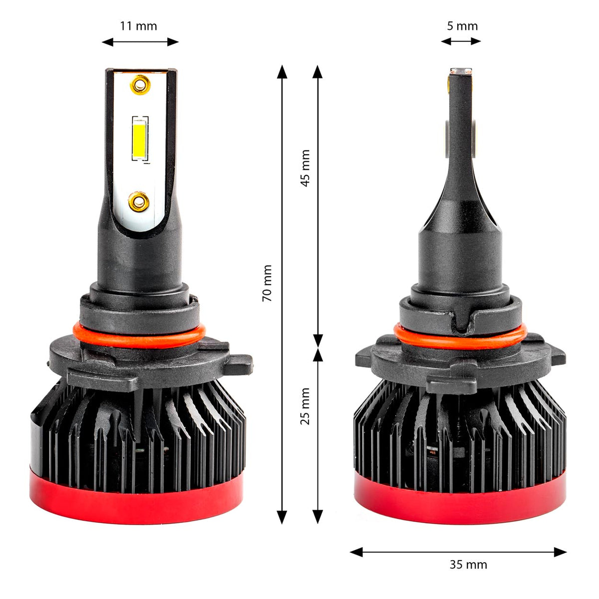 LED-koplampen BF-serie HB3 9005/HIR1 9011/H10 AMiO 02246 - AMiO 02246 - afbeelding 2