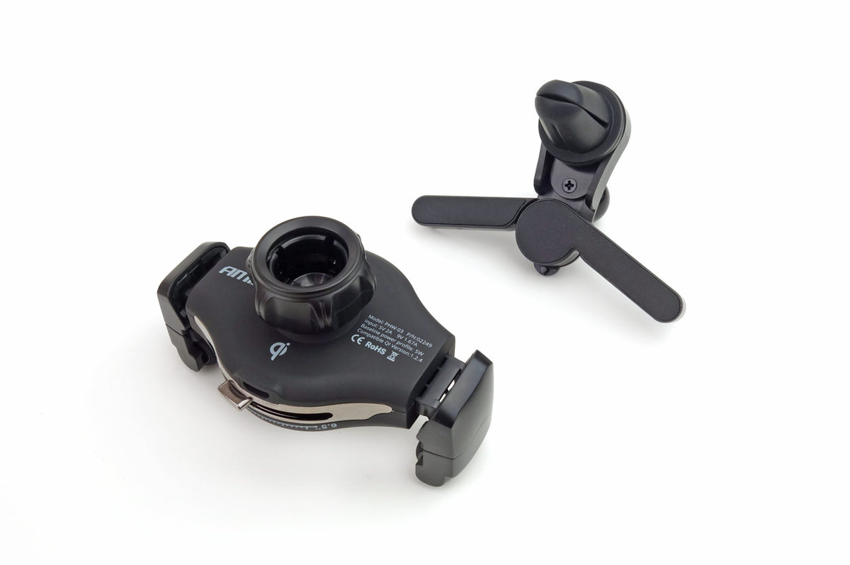 Telefoonhouder met draadloze oplader COMBO QC 3.0 PHW-03 AMiO 02249 - AMiO 02249 - afbeelding 4