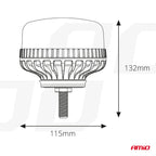 Waarschuwingslamp 36 LED schroef R65 R10 12V 24V W03sb AMiO 02294 - AMiO 02294 - afbeelding 5
