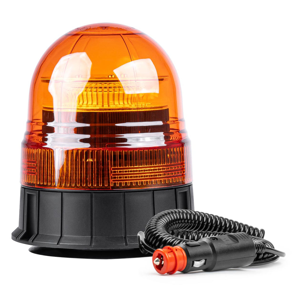 Waarschuwingslamp W02M Magnetisch R65 R10 39LED 12/24V IP56 AMiO 02300 - AMiO 02300 - afbeelding 1