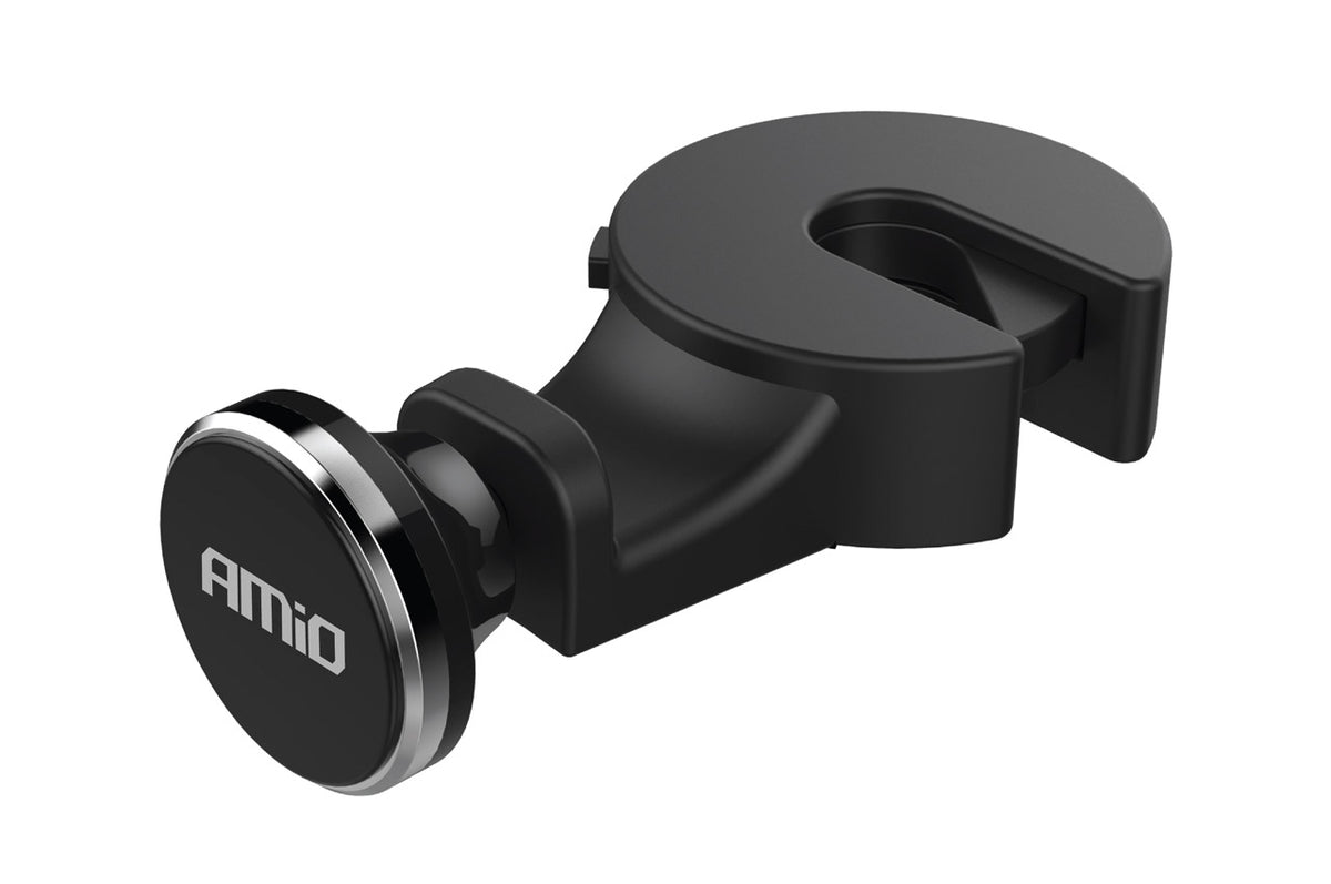 Magnetische houder voor autohoofdsteun met diversen Haak THOLD-01 AMiO 02362 - AMiO 02362 - afbeelding 1