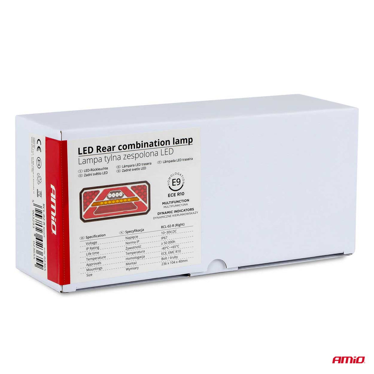 Led-achterlamp AMiO RCL-02-R dynamisch, rechts 02365 - AMiO 02365 - afbeelding 12