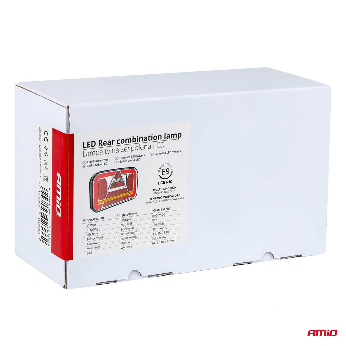 LED-achterlicht AMiO RCL-03-L dynamisch, links 02366 - AMiO 02366 - afbeelding 13