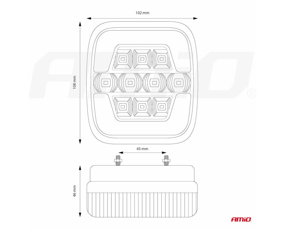 Led-achterlicht, links/rechts