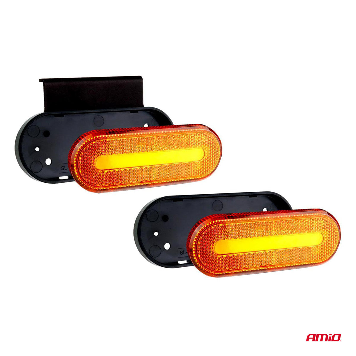 Markering omtrek LED-lamp AMiO OM-01-O ovaal, oranje 02374 - AMiO 02374 - afbeelding 3