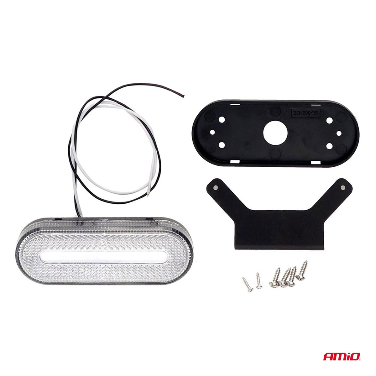 Markeringsomtrek LED-lamp AMiO OM-01-W ovaal, wit 02375 - AMiO 02375 - afbeelding 4