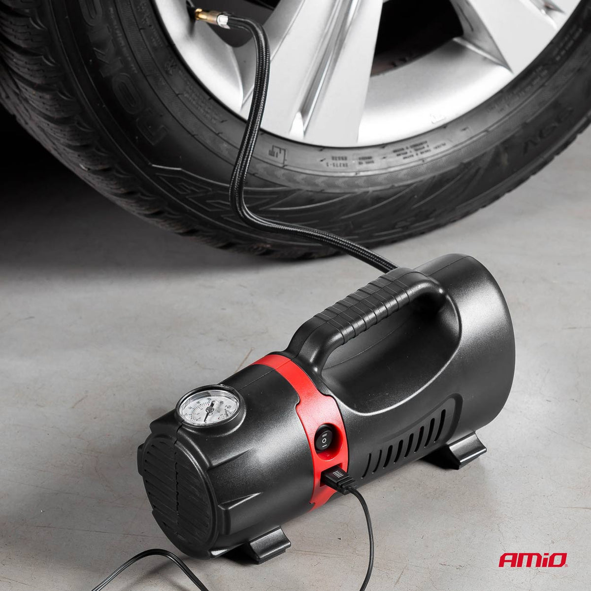 Auto Luchtcompressor 12V/230V Acomp-09 AMiO 02383 – AMiO 02383 – productafbeelding 5