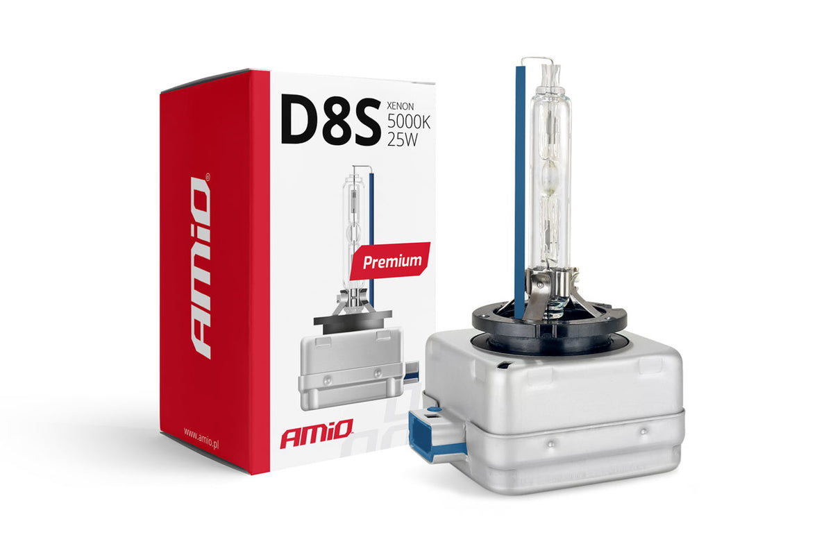 Xenon Lamp D8S 5000K AMiO PREMIUM 02395 - AMiO 02395 - afbeelding 1