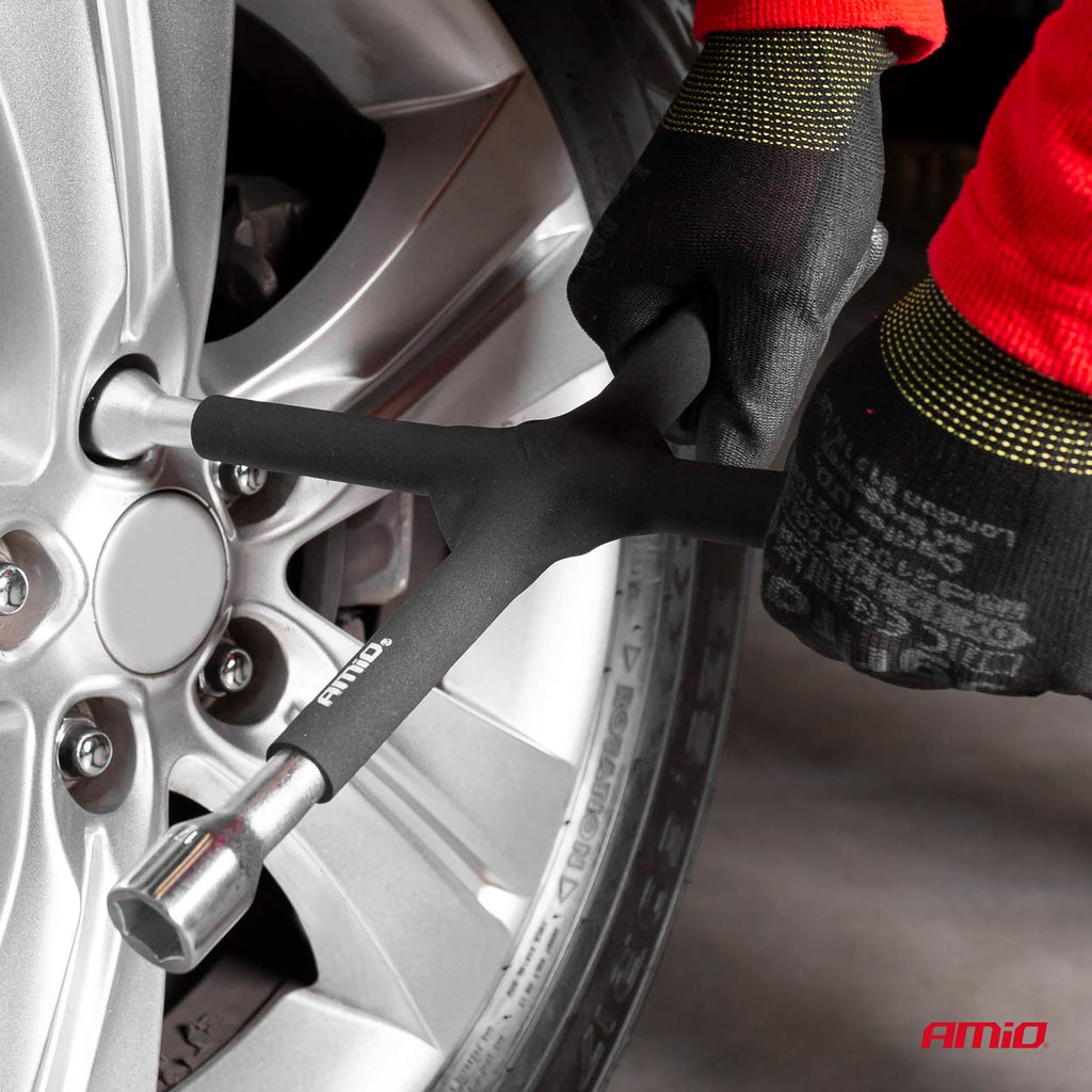 Steeksleutel rubber gecoat 17-19-21mm 1/2 AMiO 02402 - AMiO 02402 - afbeelding 6