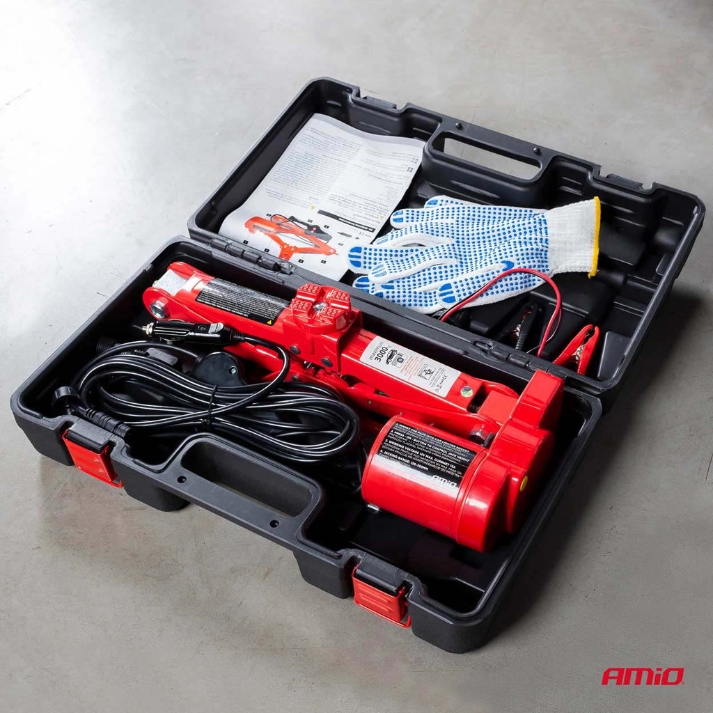 Elektrische schaarkrik met afstandsbediening en reparatiekit 3T 12V AMiO 02406 - AMiO 02406 - afbeelding 5