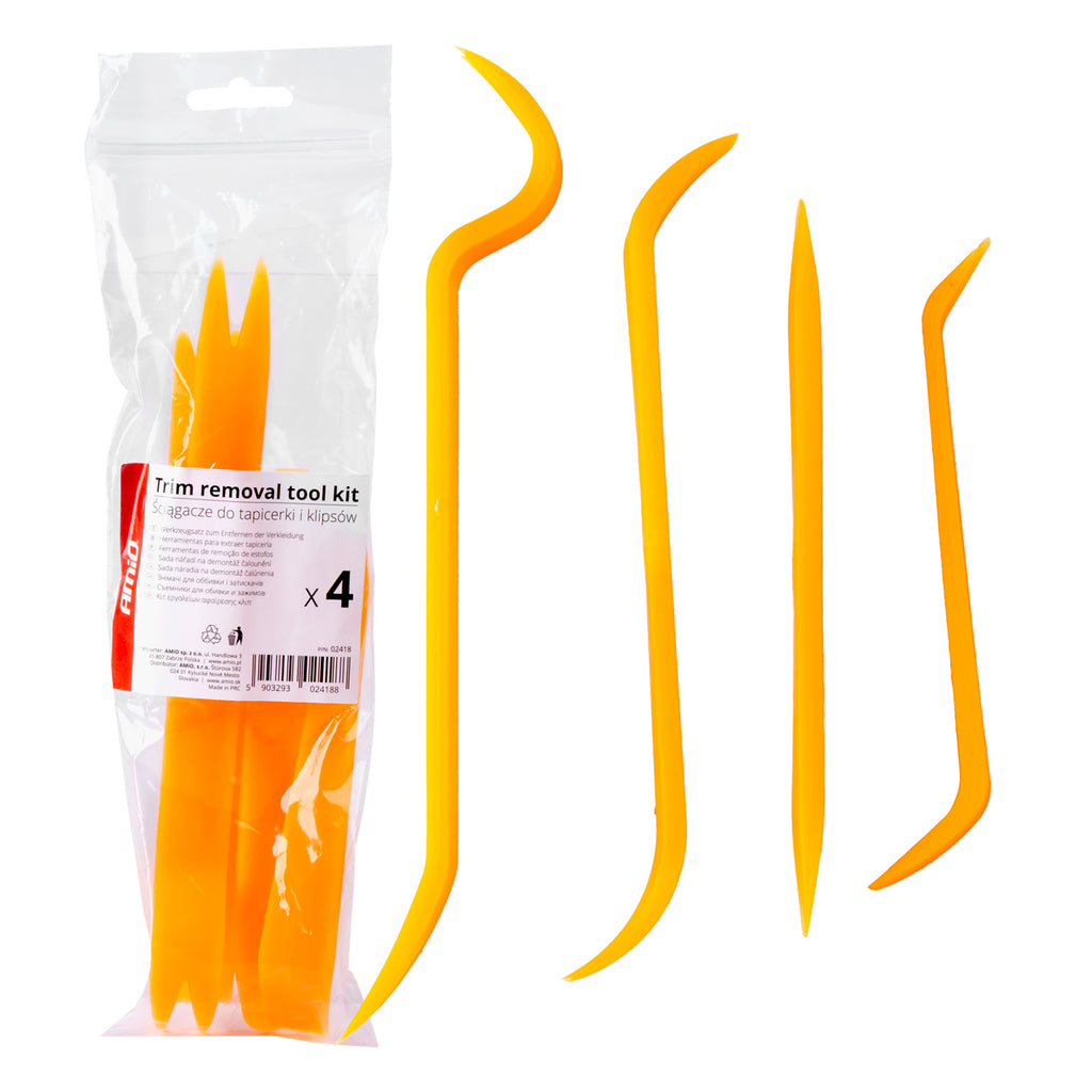 Clip Removal Tool Kit 4 stuks AMiO 02418 - AMiO 02418 - afbeelding 1