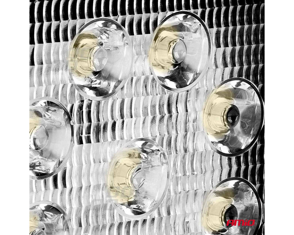 Werklamp LED 9-36V, afmeting 110x110mm