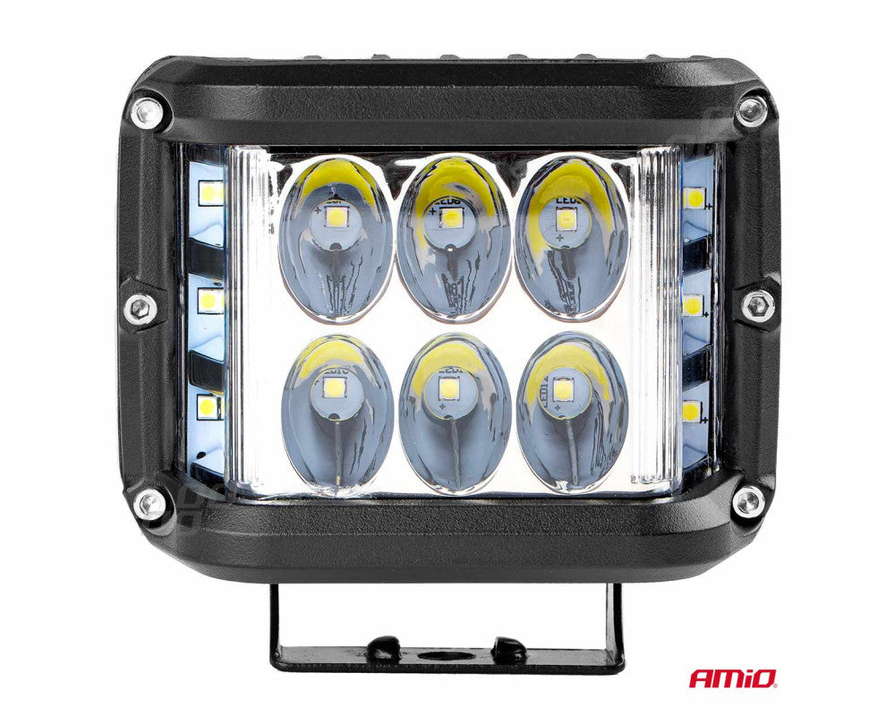 Werklamp AWL08 12 LED 9-36V, 110x75mm, floodlight vorm