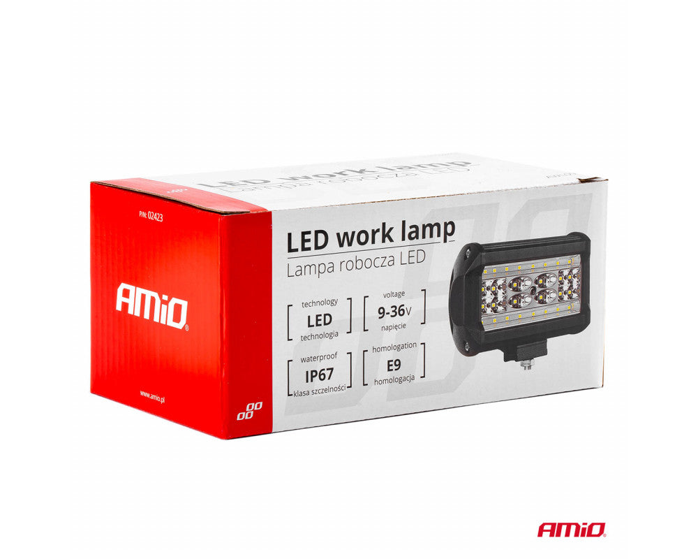 Werklamp AWL09 28 LED, 9-36V, floodlight, afmeting: 36x82 mm