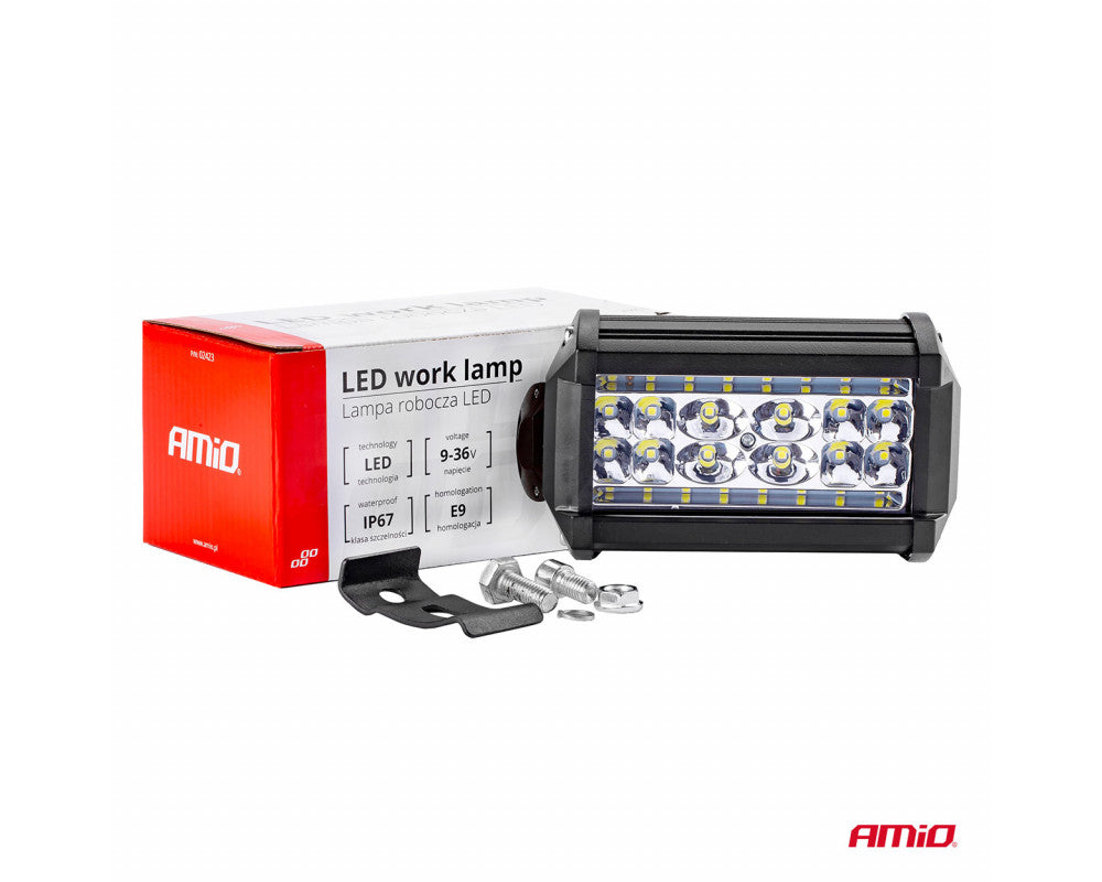 Werklamp AWL09 28 LED, 9-36V, floodlight, afmeting: 36x82 mm