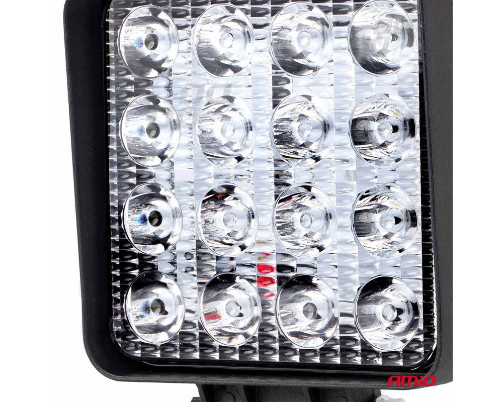 Werklamp LED 9-36V, afmeting 110x110mm