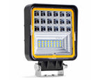 Werklamp AWL12 42 LED FLootlight & Spotlight 9-36V, afm.: 110x110mmm Angel Eyes