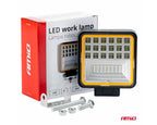 Werklamp AWL12 42 LED FLootlight & Spotlight 9-36V, afm.: 110x110mmm Angel Eyes