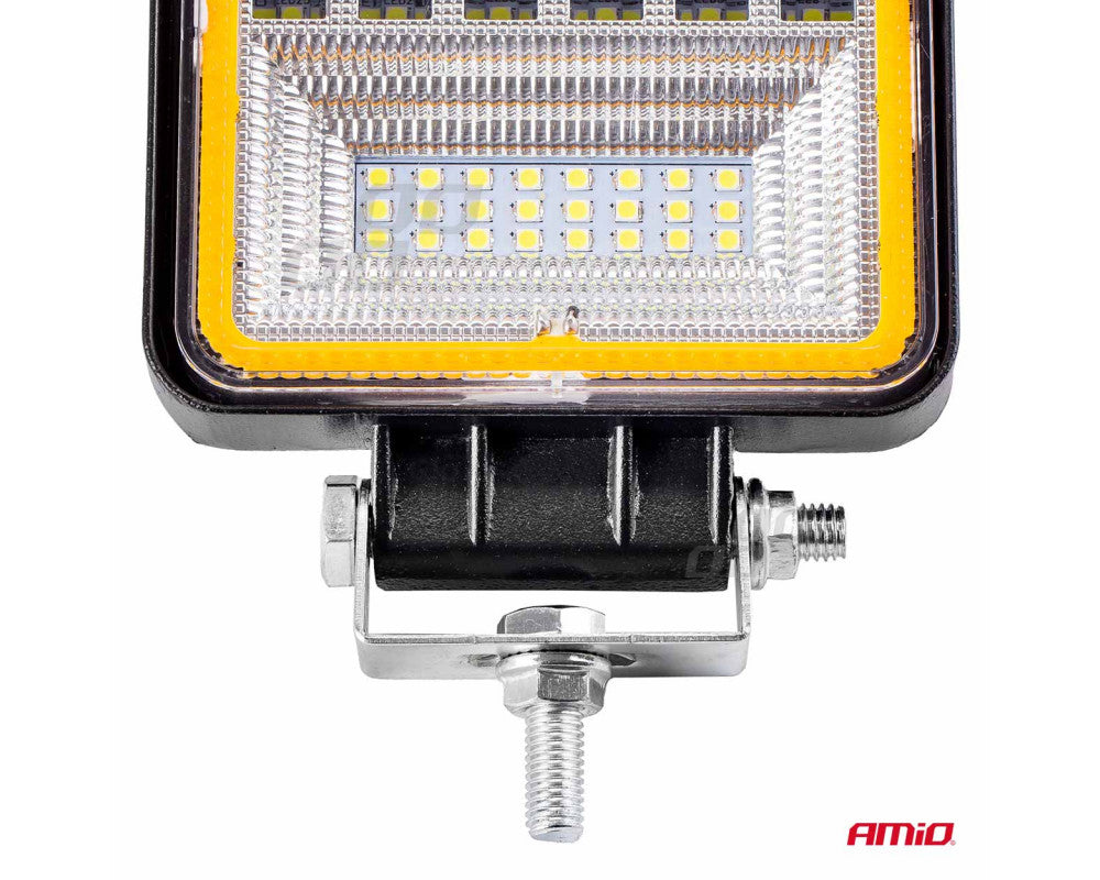 Werklamp AWL12 42 LED FLootlight & Spotlight 9-36V, afm.: 110x110mmm Angel Eyes