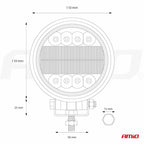 Werklamp AWL14 42 LED COMBO (2 Functies) 9-36V AMiO 02428 - AMiO 02428 - afbeelding 9
