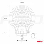 Werklamp AWL16 26LED COMBO 9-36V AMiO 02430 - AMiO 02430 - afbeelding 9