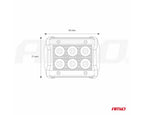 Werklamp AWL17 6LED Floodlight 9-36V, 95x77mm