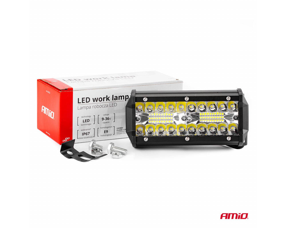Werklamp LED, 40LED 9-36V, afmeting 170x74x63mm