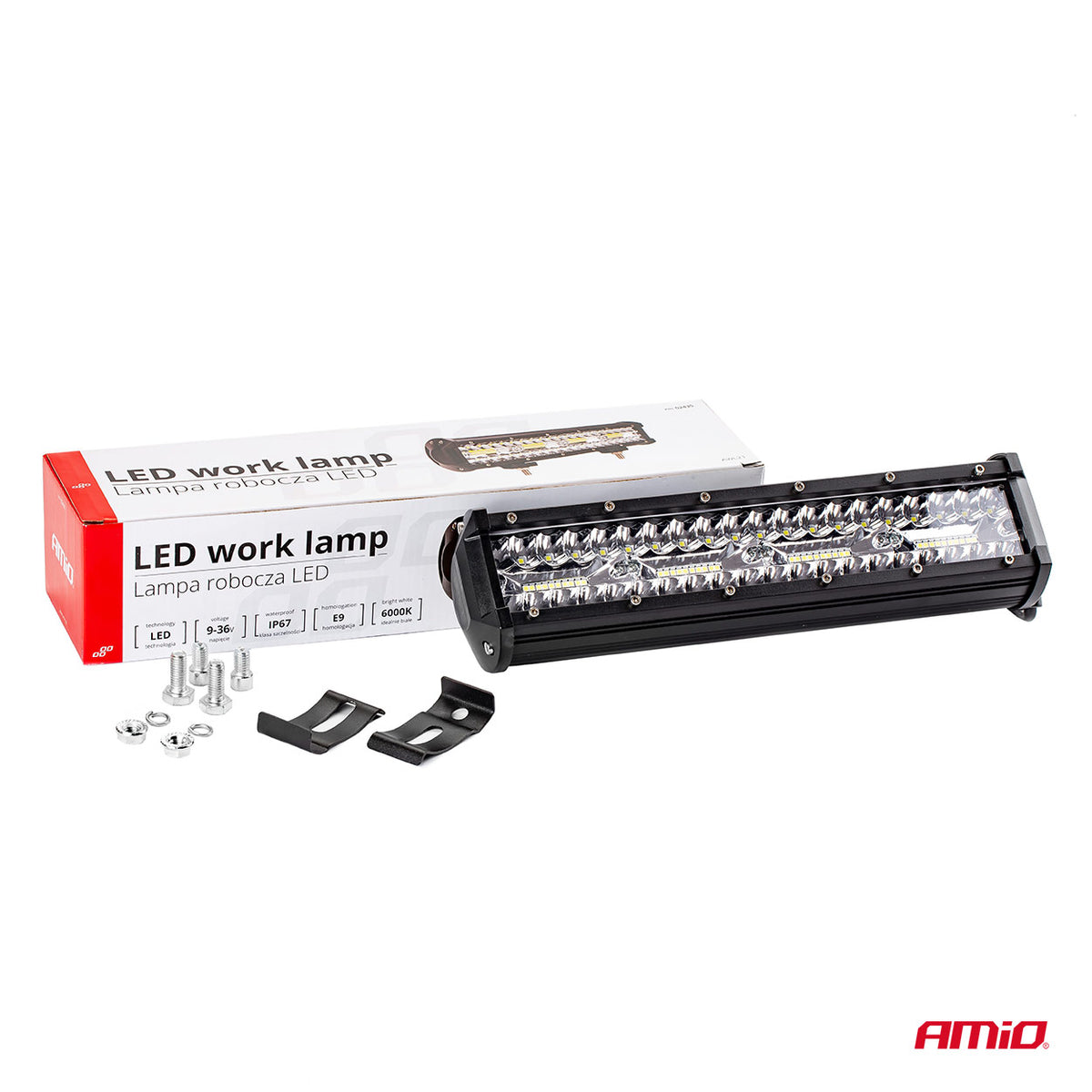 Werkende LED lichtbalk AWL21 80LED COMBO 9-36V AMiO 02435 - AMiO 02435 - afbeelding 8