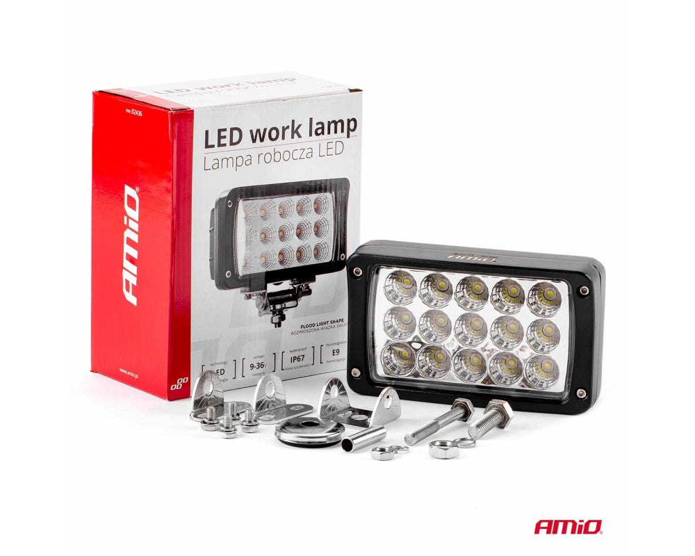 Werklamp AWL22 15LED Floodlight 9-36V, afm: 160x90mm