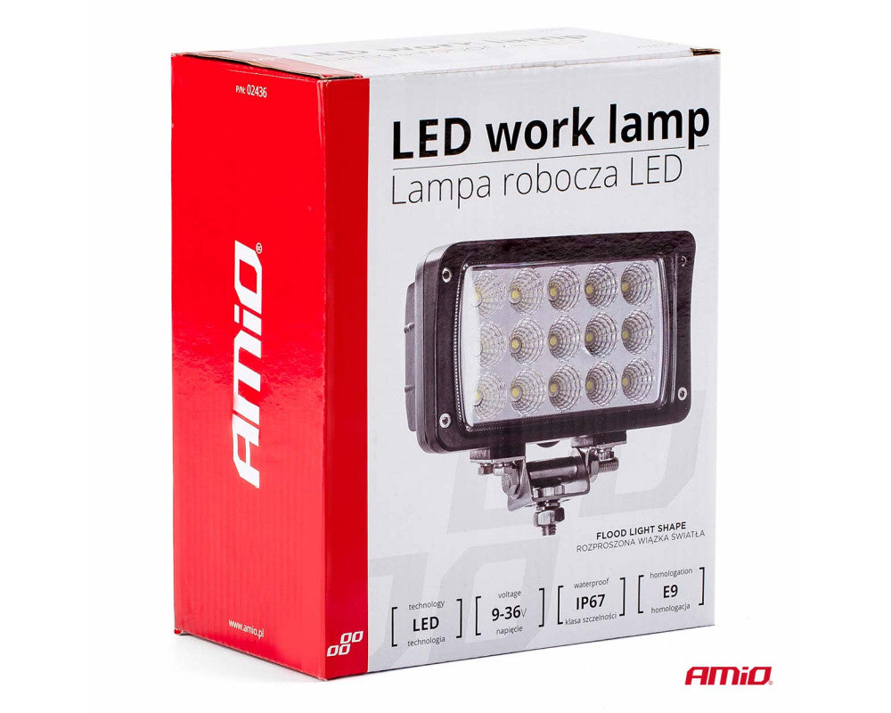 Werklamp AWL22 15LED Floodlight 9-36V, afm: 160x90mm